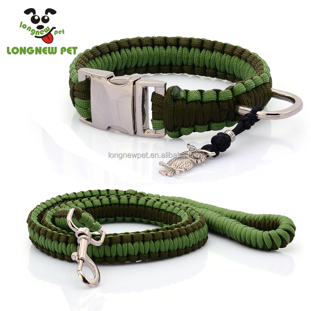 Cool Dog Leash And Collar Set Best Paracord Collar Accessories For Dog Collar With Charms