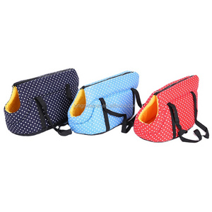 Portable Pet Backpack Carrying Puppy Dog Cat Polyester Oxford Sponge Pet Outdoor Bag