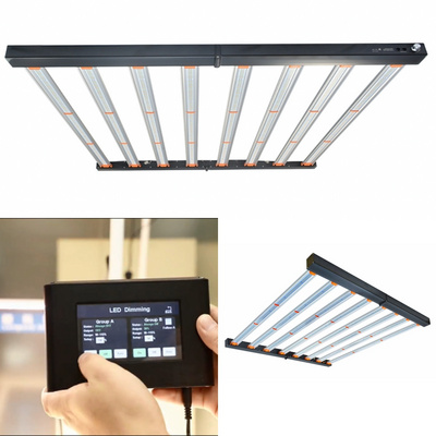 Longood top quality indoor hydroponics Greenhouse samsung lm301b lm301h high ppfd spydr foldable 600w led 720w grow light