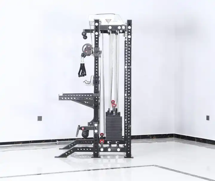 Gym Hot Sell Gym Equipment Cable Crossover Trainer Power Rack 3D Multi funcional Compact Smith Machine