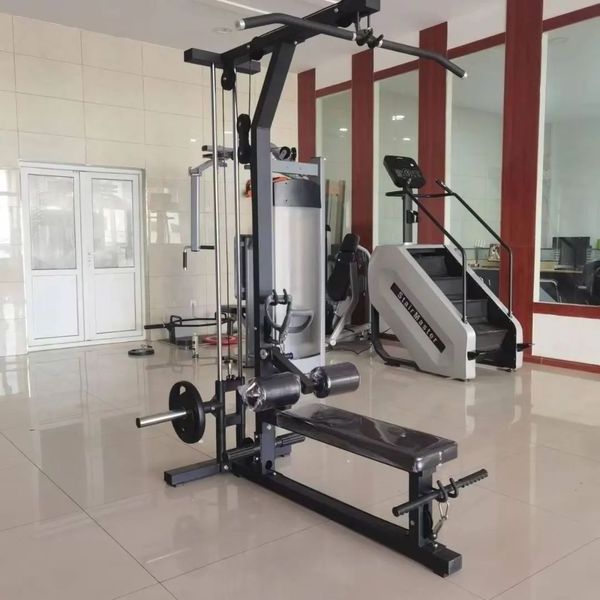 Factory Wholesale Gym Equipment Fitness Lat Pull Down Machine Plate Loaded Seated Low Row Lat Pulldown Exercise Machine