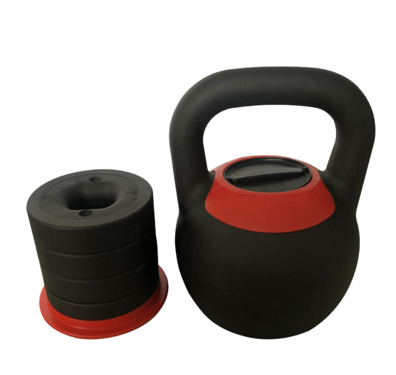 LongGlory China Wholesale Cast Iron Kettlebell 40 LB Metal Adjustable Kettlebell Set Weight Plate Inside Custom Logo