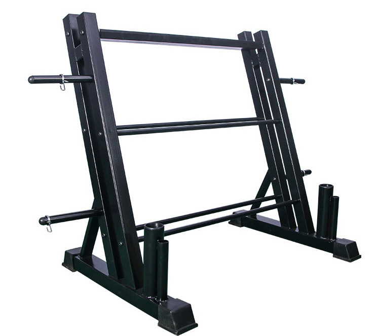 Home Gym Multi Dumbbell Rack Storage Weight Plate Storage Barbell Holder 3 Tier Dumbbell Steel Rack