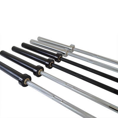 Hot Selling 2.2M Barbell Bar Black Color Stainless Steel 20Kg Bar For Weight Lifting Barbell Curl Bar