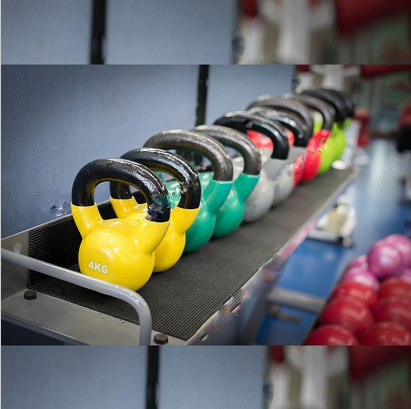 Plastic Dipping Kettlebell Gym Fitness Equipment Adjustable Cast Iron Competition Kettlebell 10 Kg