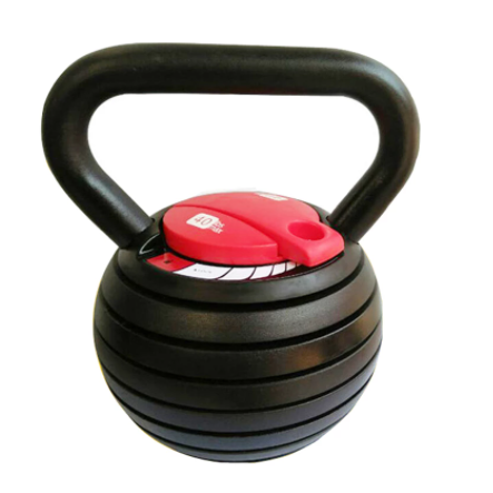 LongGlory Strength Training Kettlebell Weights Set Exercise 20LB/9KG Adjustable Kettlebell