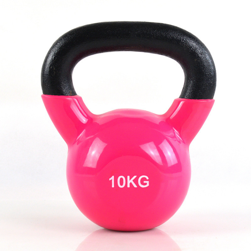 Plastic Dipping Kettlebell Gym Fitness Equipment Adjustable Cast Iron Competition Kettlebell 10 Kg