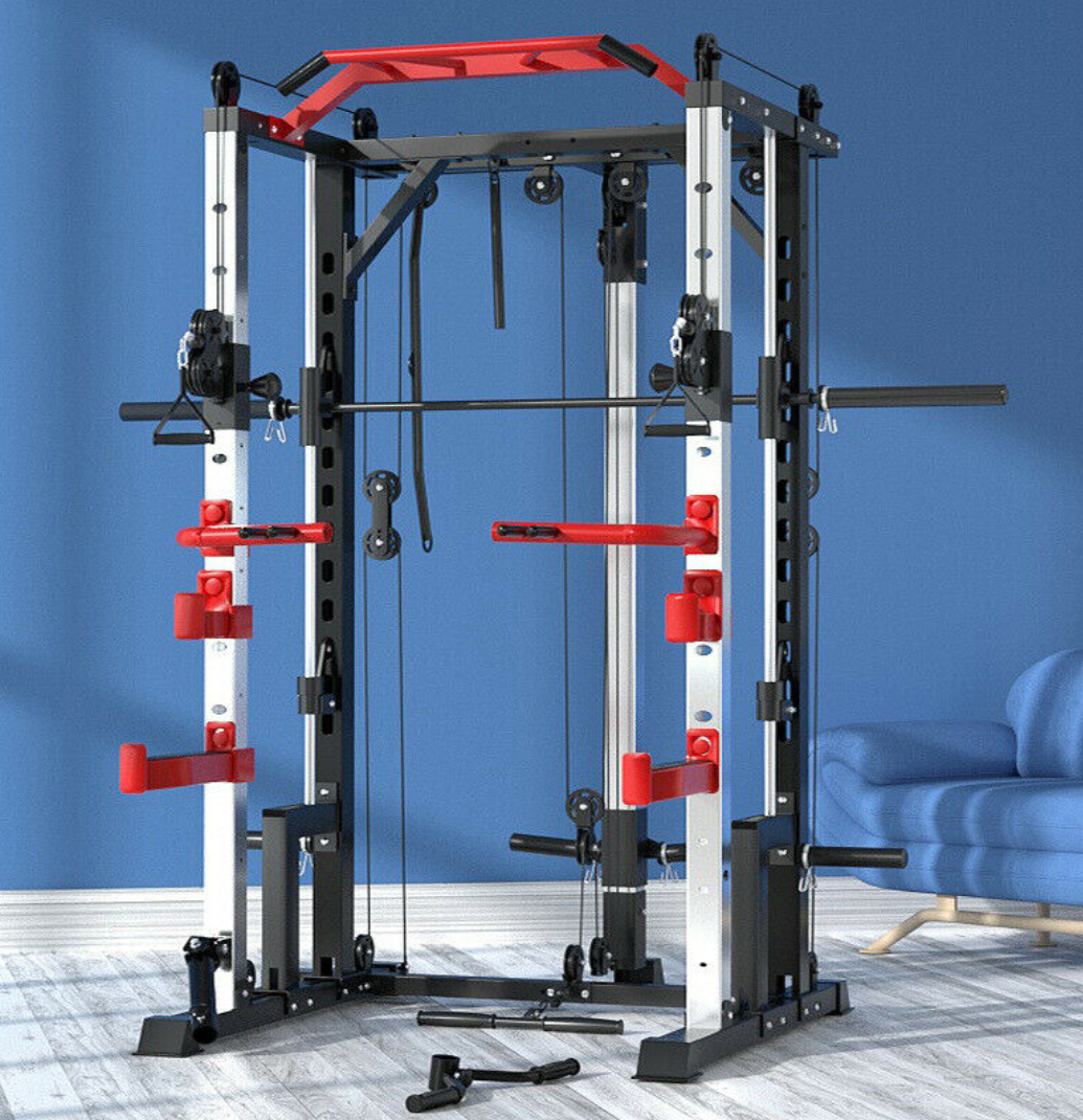 Sport Indoor Home Gym Commercial Dual Cross Cable Machine Power Rack Fitness Items multi functional trainer smith machine