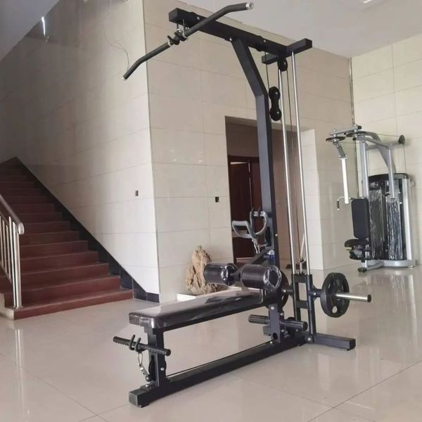 Factory Wholesale Gym Equipment Fitness Lat Pull Down Machine Plate Loaded Seated Low Row Lat Pulldown Exercise Machine