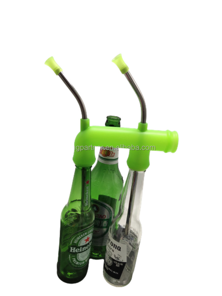 New Popular Product Double Beer Chug,Beer Snorkel ,Beer Bongs Use for Nightclub.