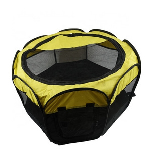 Soft Fabric Portable Foldable Pet Dog Cat Puppy Playpen, Indoor/Outdoor use Pet Kennel Cage