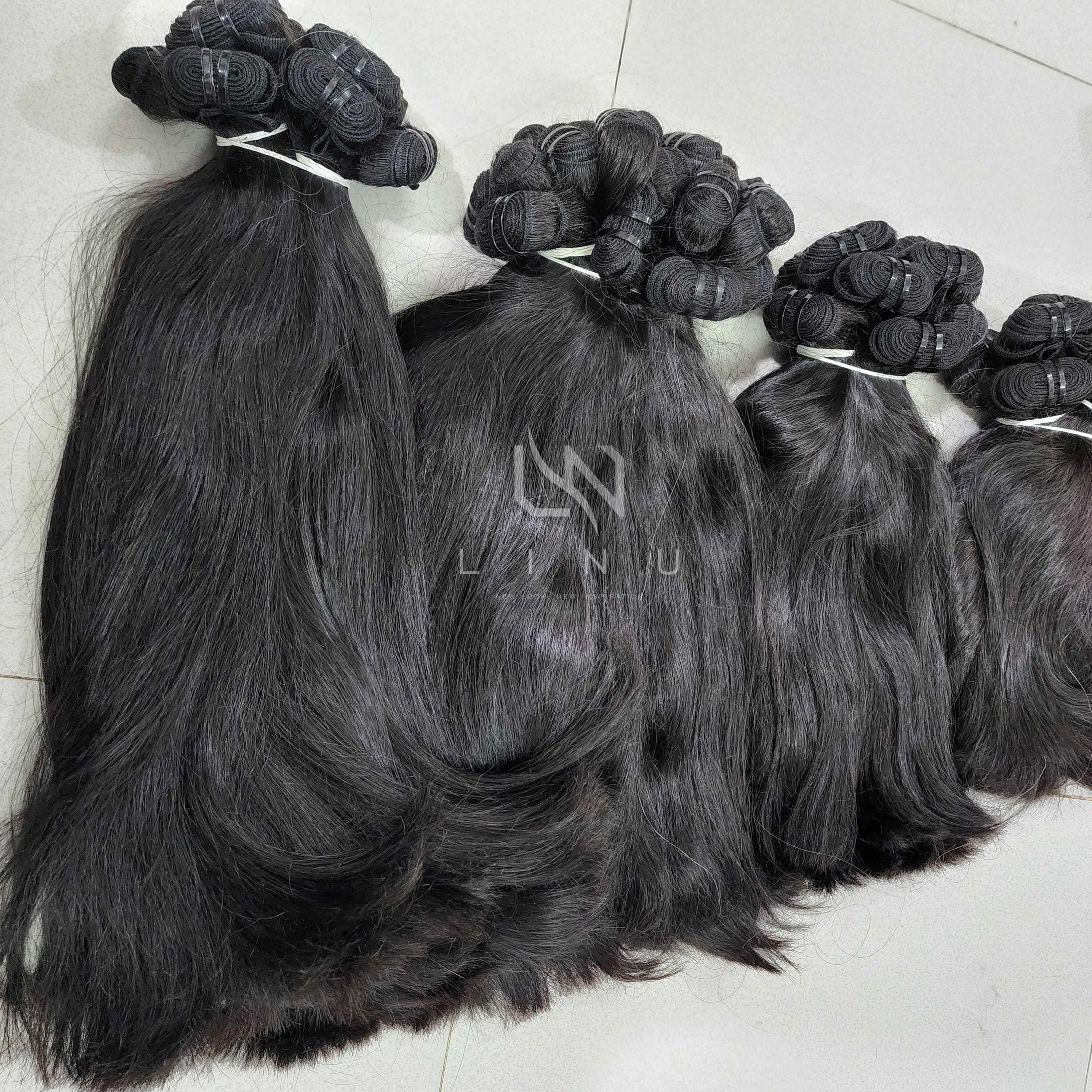 Raw Vietnamese Hair Bundles, Natural Black  Hair Bundle, 100% Vietnamese Raw Hair, High quality Single Donor