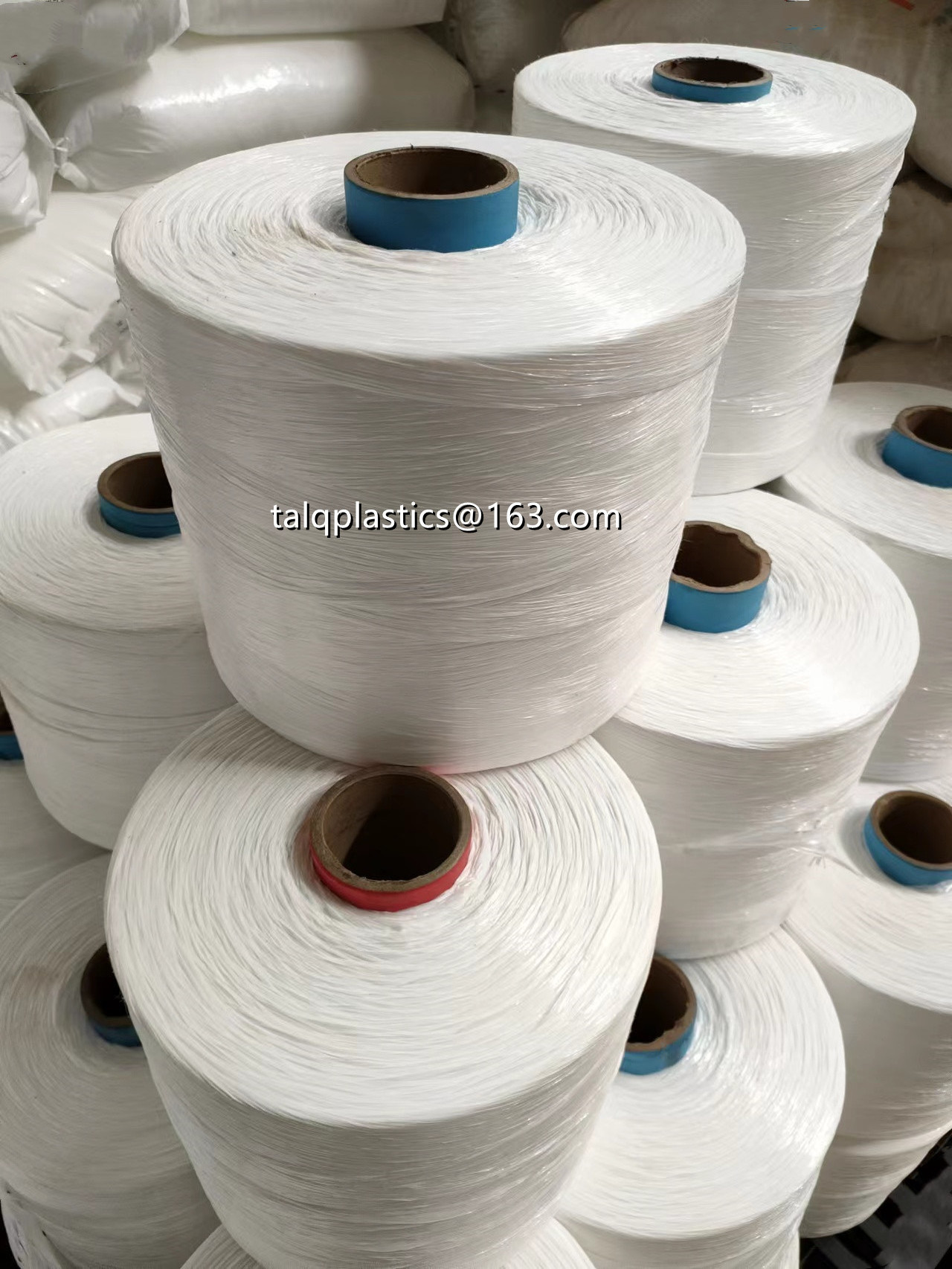 UV Stabilized High Strength HDPE PP Raffia Raw Materials Mono filament Yarn For Shade Net Fabrics Cordage