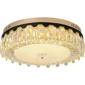 Crystal Chandelier Flush Mount Ceiling Light for Bedroom Hallway Bar Kitchen Bathroom Ceiling Lamps