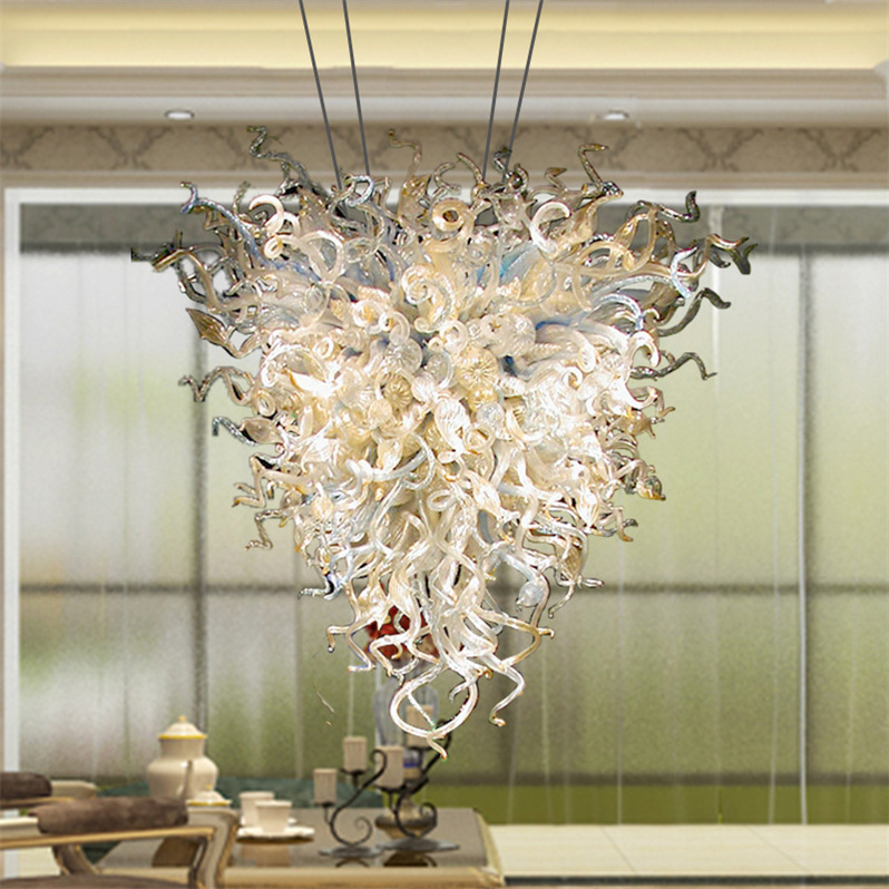 Longree Decorative Lighting Fixture Murano Hand Blown Glass Chandelier