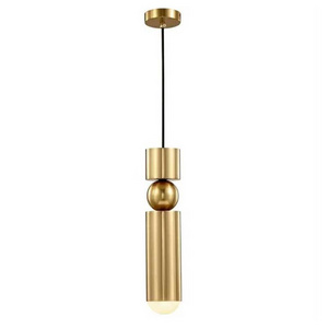 Kitchen Pendant Light Bedside Gold Black Silver Tube Hanging Lamp Bar Counter Kitchen Suspension Lighting shop pendant Fixture