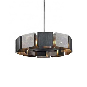 Round Sputnik Chandelier Contemporary Metal Hanging Pendant Light for Bedroom Living Room Kitchen Farmhouse Dining Room