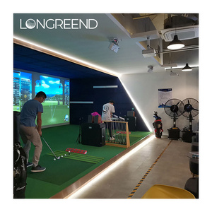 LONGREEND Golf Simulator The only simulator that truly senses detection instead of calculations Ring Radar Golf