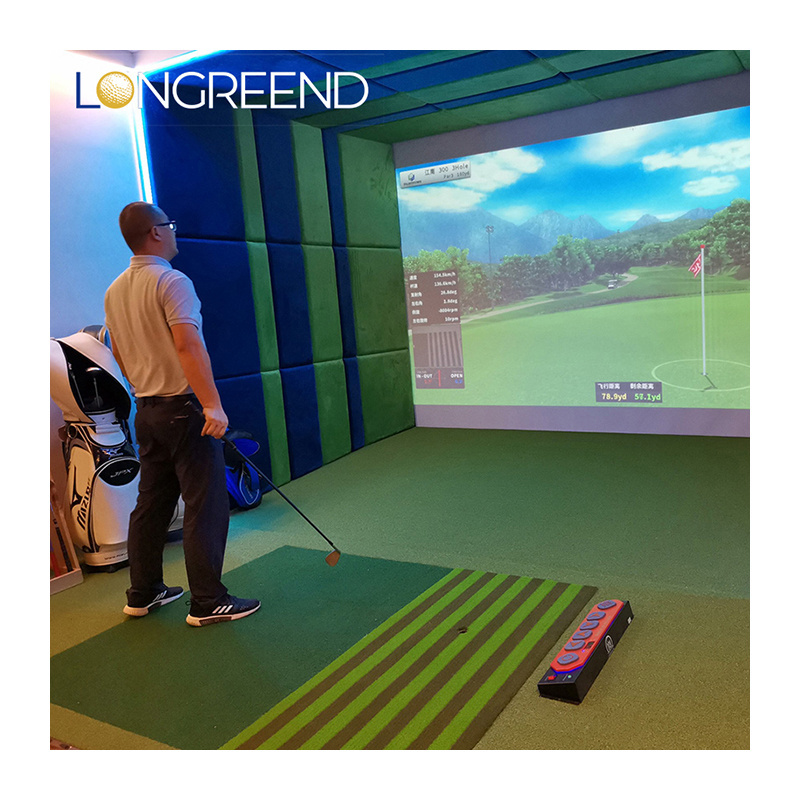 LONGREEND Indoor Golf Simulated Golf  Sports and Entertainment Sports Leisure Golf Trainer