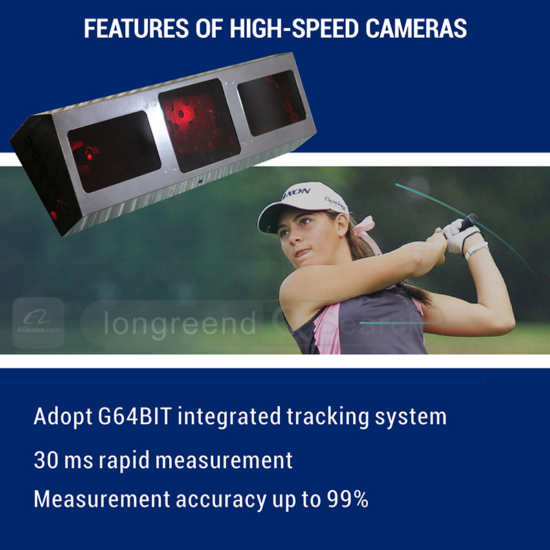 LONGREEND Indoor Golf Simulator Engineering Machine HD Projection for Golf Tournament/Practice