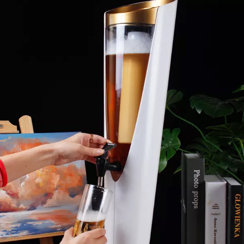 High Quality Led Beer Tower Dispenser 1.5L 2 Liter 3L Draft Beer/beverage Dispenser Tower