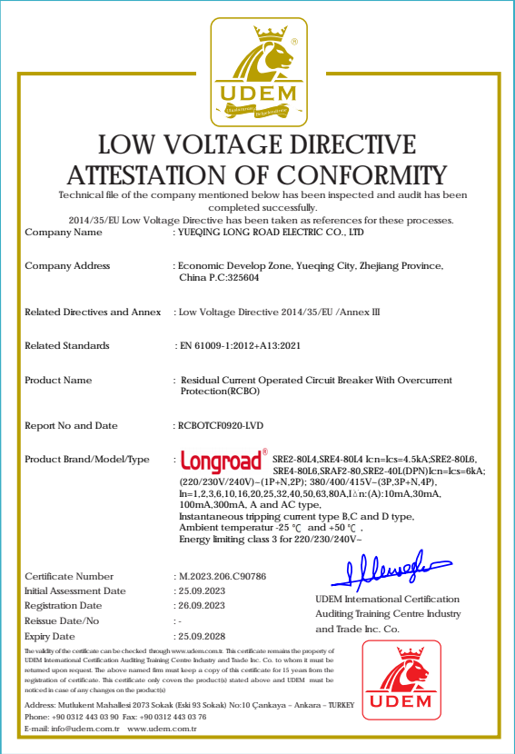 RCD Differential switches 2P 4P magnetic RCCB ELCB type A type AC electromagnetic Residual Current Circuit Breaker