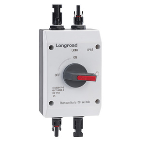 IP66 waterproof DC 1200V 16A 25A 32A 63A isolator isolation disconnect switch with solar connector TUV certificate