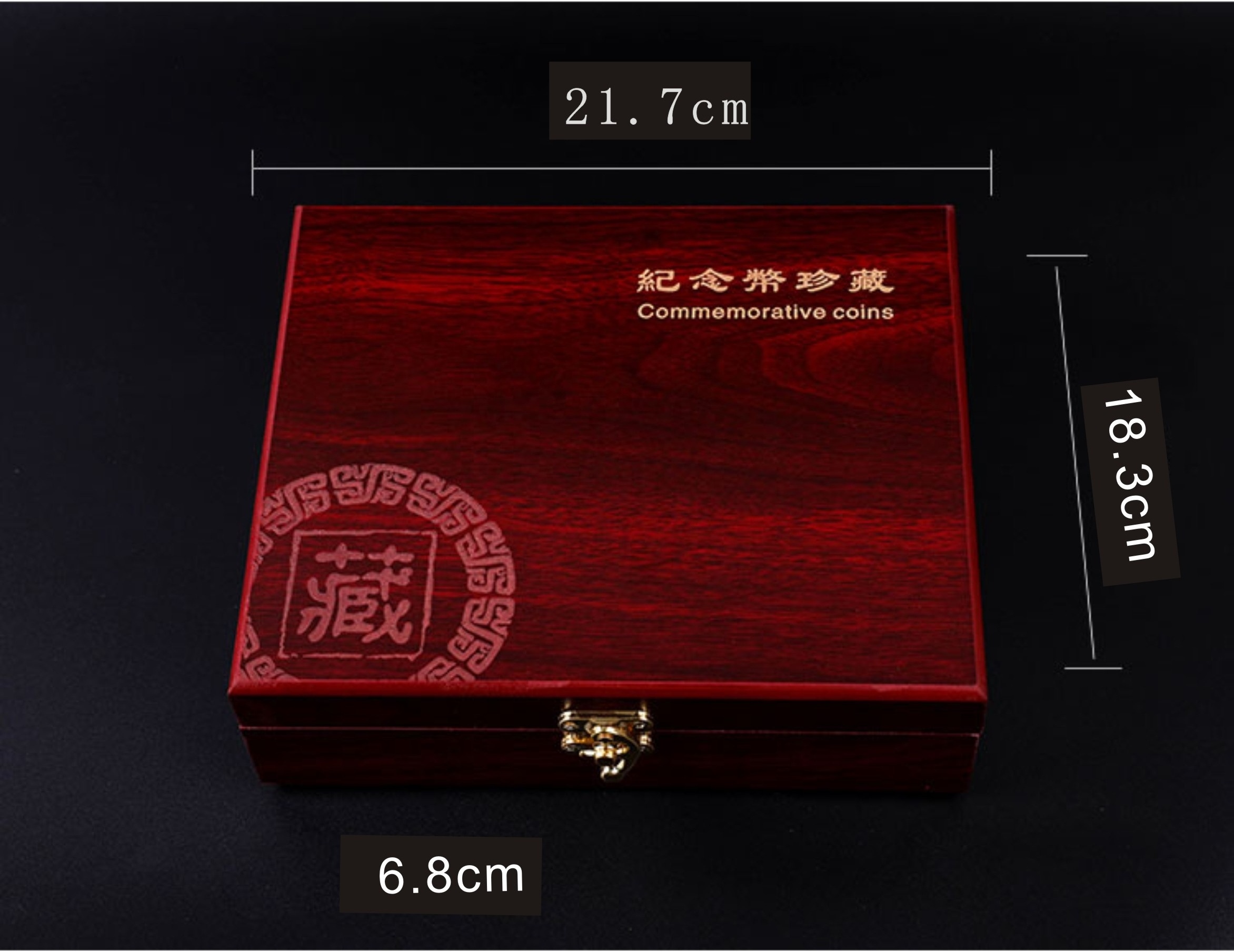 High quality and durable16/20/25/27/30/46 mm wooden coin capsules box adjustable storage 30 wooden coin capsule  capsules boxes