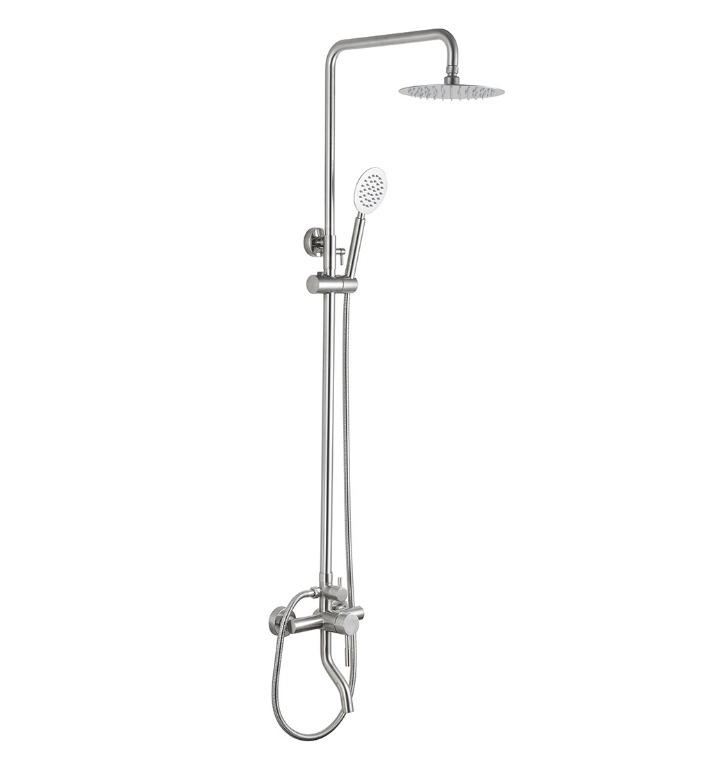 2023 Hot Sale All Weather Chrome Stainless Steel Beach Garden Pool Outdoor Shower