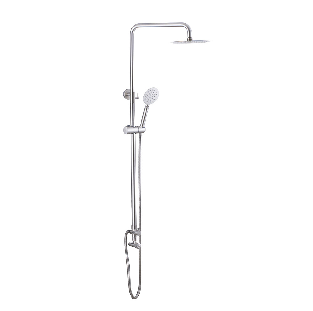 2023 Hot Sale All Weather Chrome Stainless Steel Beach Garden Pool Outdoor Shower