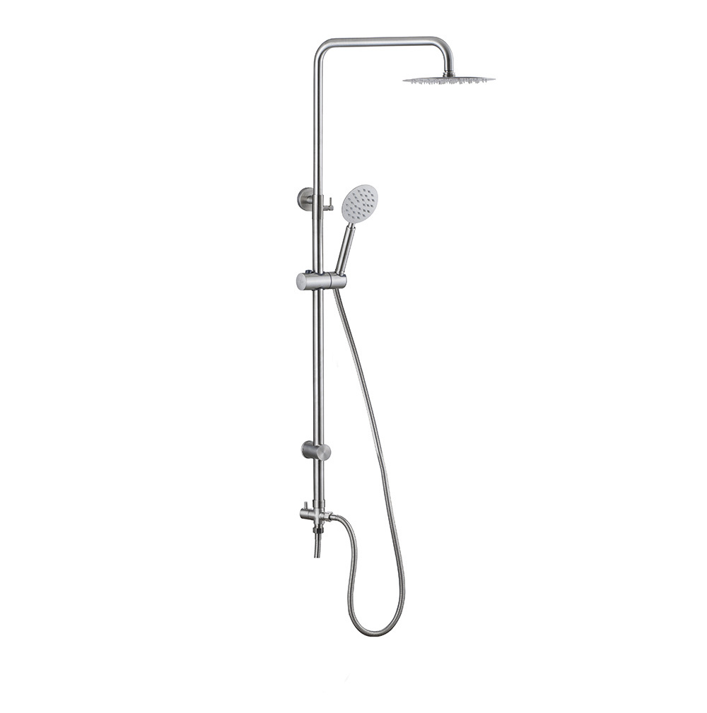 2023 Hot Sale All Weather Chrome Stainless Steel Beach Garden Pool Outdoor Shower