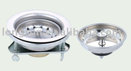 New Product Factory Supplier Longrun Cheap Basket Strainer Drainer Stainless Steel Sink Strainer