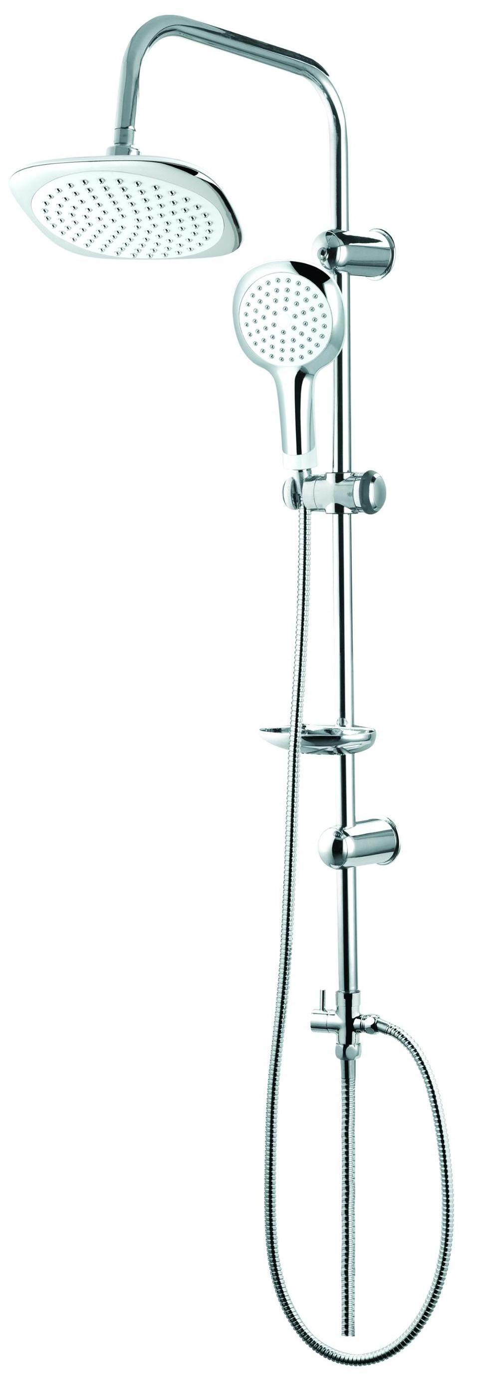 Stainless Steel Shower Sliding Bar Shower Bathroom Portable Arm Faucet  Pipe