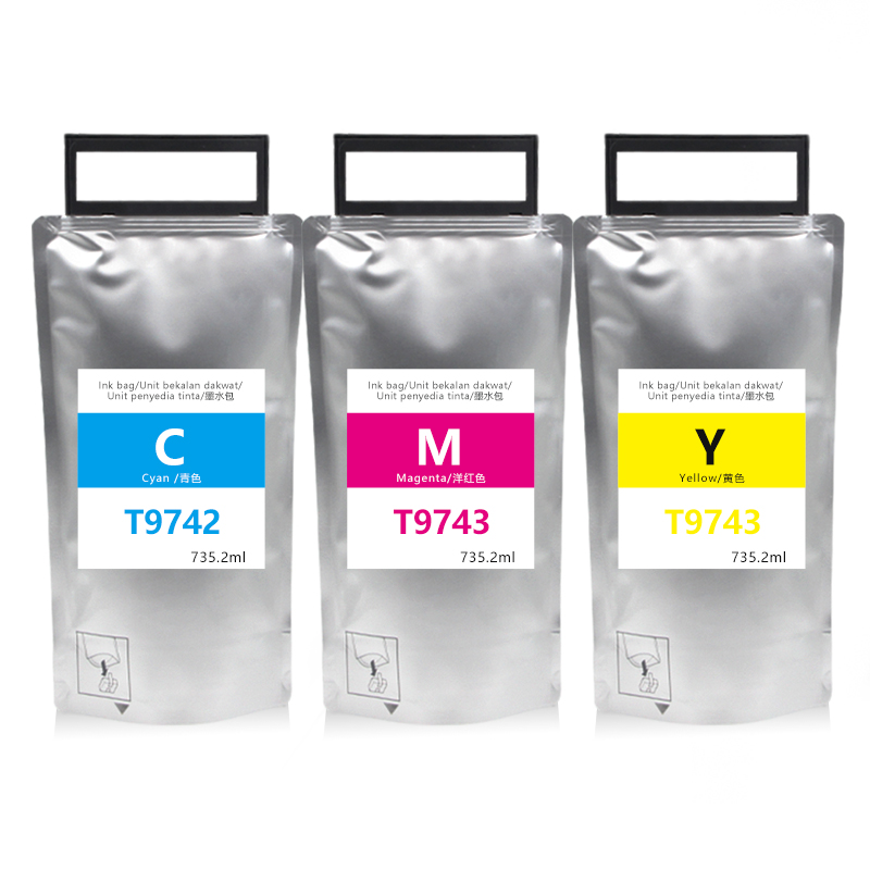 Compatible WF-C869Ra refill ink cartridge  T9741 T9742 T9743 T9744 ink bag with chip