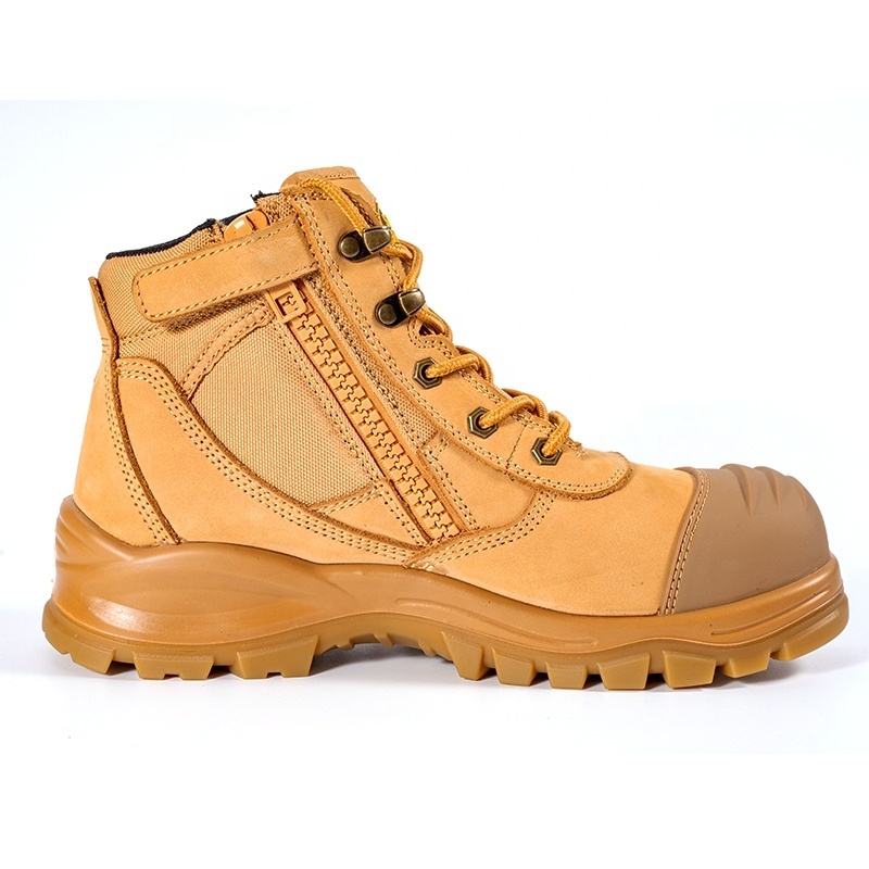 Working Boots For Men Steel Toe Safety Shoes Work Boots Nubuck Leather Men Safety Boots