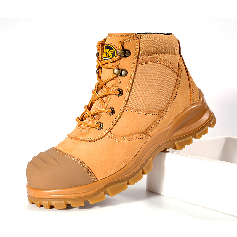 Australia Sale Work Safety Boots Steel Toe High Grade Nubuck Leather Safety Shoes Safety Boots