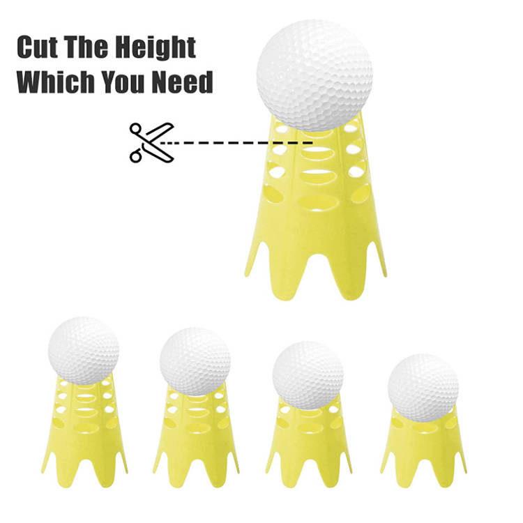 Golf Simulator Tees for Practice Golf Mat Tees for Winter Turf and Driving Range Plastic Golf Tee