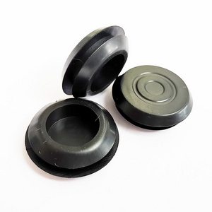 High Quality Washer Silicone Rubber Grommet Double Sided Round Waterproof Hole Plug for 20mm plate hole sealing plug