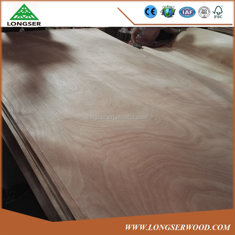 Rotary Cut Okoume Mahogany Face Veneer for Plywood