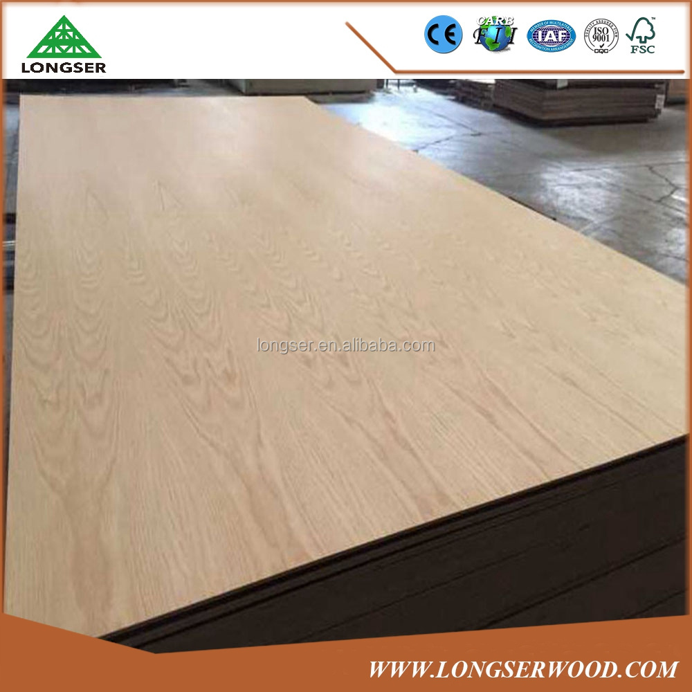 4x8 veneer fancy plywood / Oak laminated plywood / 3mm oak plywood