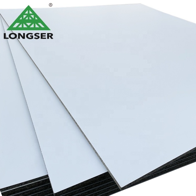 China Wholesaler Laminated Synchronized Melamine Chipboard Moisture Resistant Particle Board