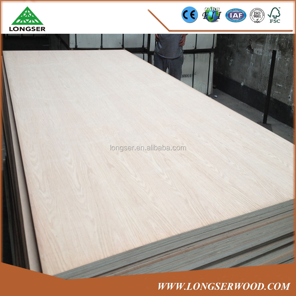 4x8 veneer fancy plywood / Oak laminated plywood / 3mm oak plywood