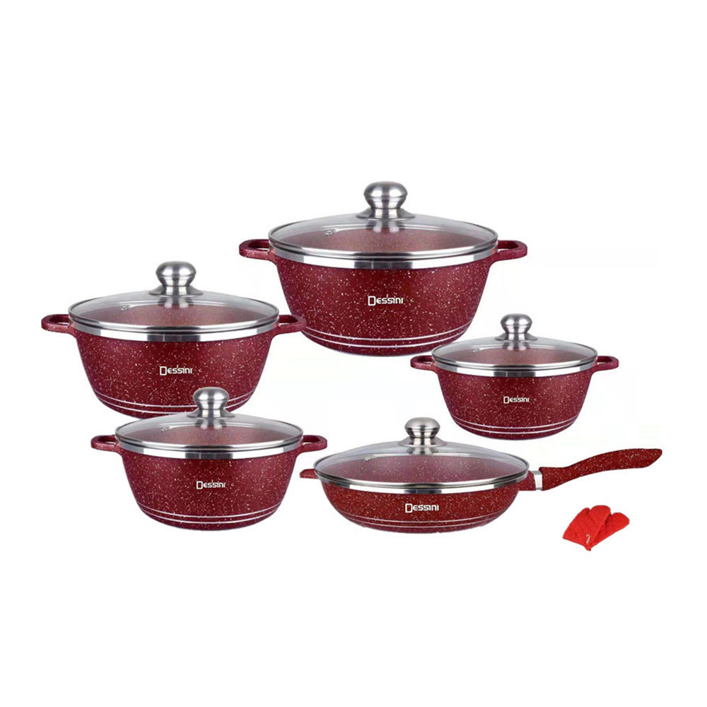 Factory Direct Non-stick Pan Color Cookware Stainless Steel Cookware