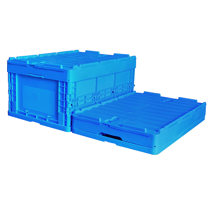 Factory Moving Crate Plastic Turnover Box 70L Tote Seafood Crates Plastic vegetable crate supplier for Logistics Transportation