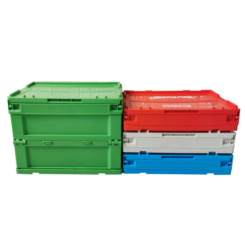 Factory Moving Crate Plastic Turnover Box 70L Tote Seafood Crates Plastic vegetable crate supplier for Logistics Transportation