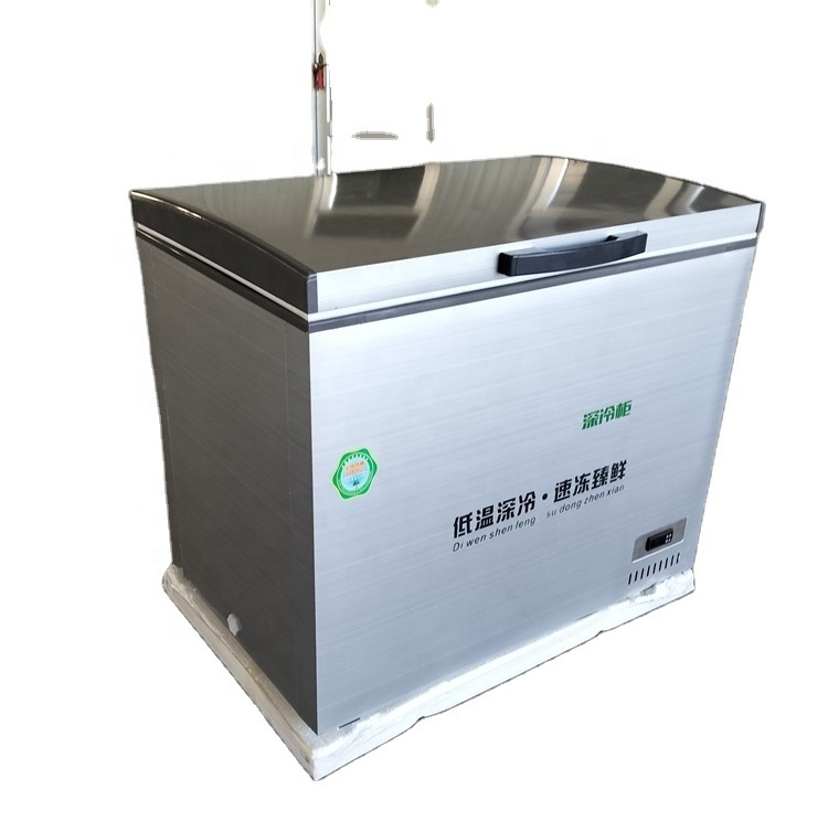 Factory price -60/-80/-120 degree negative temperature Salmon dry ice storage -86 degree ultra low temperature freezer