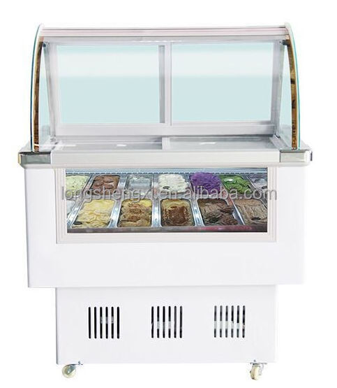 Hot sale gelato display case / Ice cream display freezer