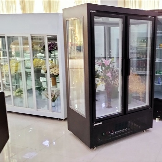 flower display freezers upright refrigerator 2 door refrigerated display cabinets used flower fridge