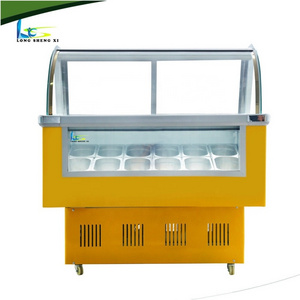 Hot sale gelato display case / Ice cream display freezer