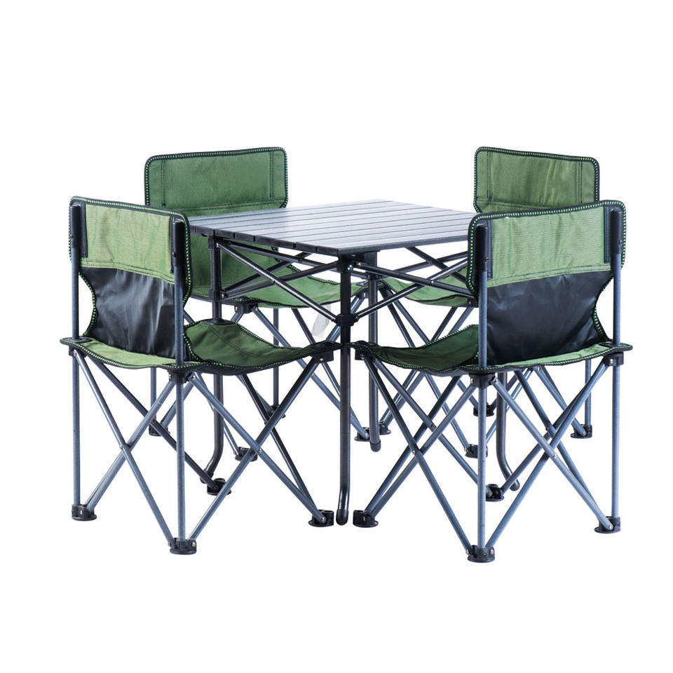 LS Hot selling portable beach tables and chairs that can be put in backpacks for outdoor park camping, etc